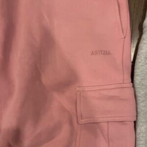 Aritzia Sweatpant bundle.Pink and black pair worn once. Grey never worn.